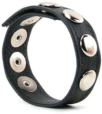 Bondage Masters Cock Ring Adjustable Cock and Ball Strap Black
