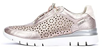 Pikolinos Cantabria Deportivos Mujer | en Cuero | Extraligero | Memory Foam en Color Beige