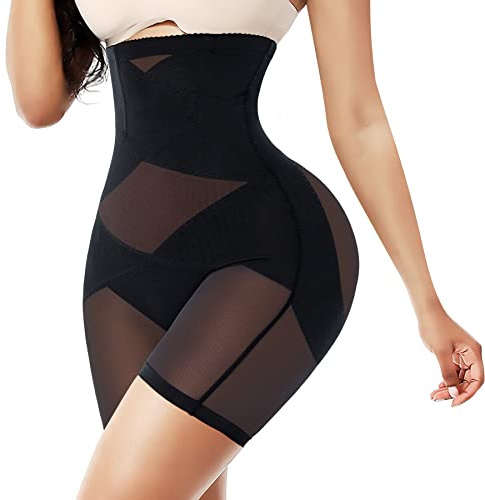Bingrong Braga Faja Pantalón Reductora Mujer Abdomen Cintura Alta Shapewear Braguitas Moldeadora Invisible Barriga Levanta Glúteos Fajas Reductoras Mujer Moldeadora Ropa Interior Body Shaper