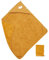 Nattou Kapuzenbadetuch mit Waschlappen, Hund Charlie, Ideal zum Abtrocknen, Ca. 75 x 75 cm, Vegan, Baumwolle/Polyester, Beige