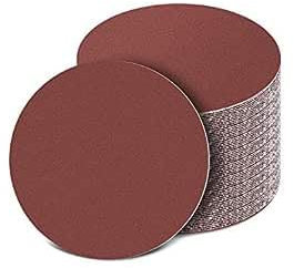 【Lot de 40】Disques Abrasifs 150 mm Grain 80 - Pour Ponceuse Vibrante - Finition Bois et Métal