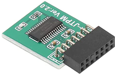 Per Modulo MSI TPM 2.0 con Crittografia Forte Interfaccia LPC a 14 Pin Scheda Modulo TPM Per PC Win11 Verde