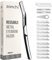 ZOMCHI Rasoir à sourcils et rasoir pour le visage pour femmes et hommes, manche en métal réutilisable avec 11 lames de recharge, rasoir Dermaplane avec capuchon de protection en silicone - Argent poli