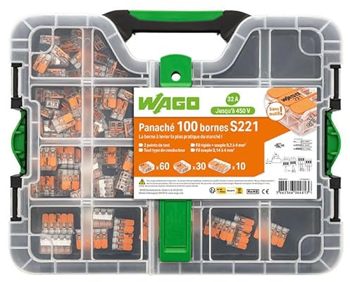 Wago Koffer 100 Klemmen S221 (60x2E + 30x3E + 10x5E)