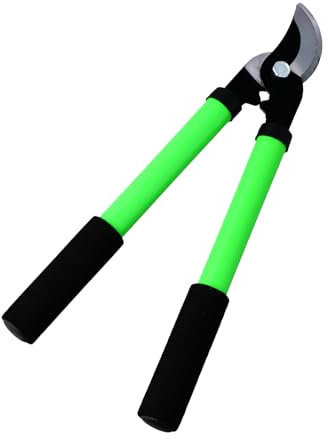 Podadera, Tijeras de Podar para Jardín, Tijera de Poda a Dos Manos, Hoja Afilada de Acero SK-5, Tijeras Podar, Herramientas Jardineria