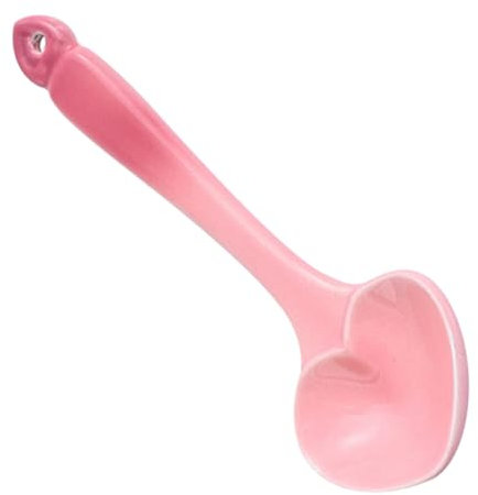 Cabilock Cuchara Corazón Cerámica Postre Cucharas Diseño Encantador Uso Fiestas