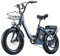 BURCHDA E Bike elektrofahrräder Herren Damen, Ebike 48V 31.5Ah(1512Wh) Akku bis 180km, 20x4 Zoll Electric Bike 7-Gang Getriebe mit LCD-Display, E Fahrrad 250W Motor 95 N.m 25km/h, U8 (U8 Blau)