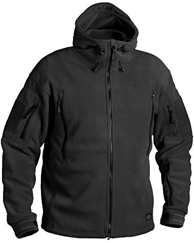 Helikon Patriot Fleecejacke Oliv, Schwarz, XL