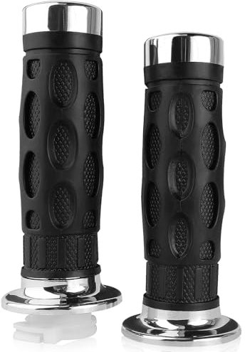 QAZAKY 7/8 Zoll 22mm Lenkergriff Gasrohr Lenker für GY6 47cc 49cc 50cc-90cc 110cc 125cc 150cc 200cc Pit Dirt Mini Bike Scooter ATV Quad Buggy Moped XR50 XR70 CRF50 CRF70 QMB139 Universal