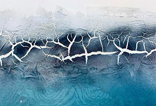 Eli-Chem Resins XL Crackle Paste 1.2kg Kit - for creating textural art effects & unique 3D cracks to your art