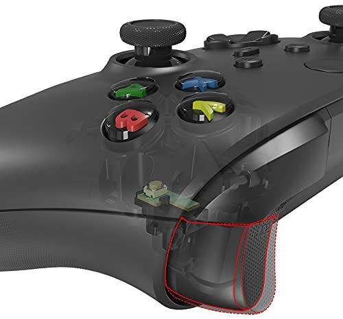 eXtremeRate Smart Clicky Hair Trigger Kit für Xbox Series X/S Controller Schultertasten,Tactile Switch LT RT Tasten Flashshot Trigger Stop Flexkabel Zubehör für Xbox Core Controller Modell 1914