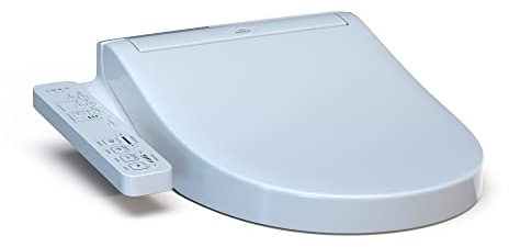 TOTO® WASHLET® KC2 Electronic Bidet Toilet Seat with Heated Seat and SoftClose Lid, Round, Cotton White - SW3023#01