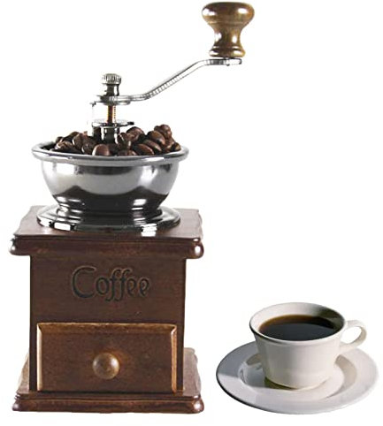 Moulin à café Manuel Vintage, Moulin à café Manuel, Moulin à café Manuel, Moulin à café à Main avec broyeur en céramique, moulins à café manuels pour moudre Les café, épices Herbes, Noix