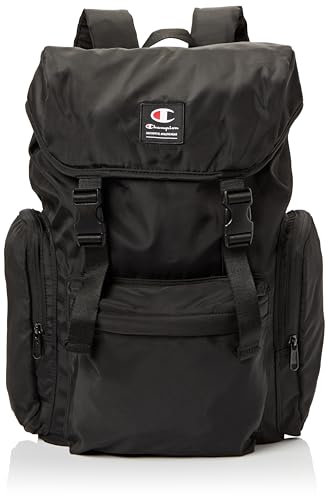 Champion Unisex Lifestyle Bags-805980 Water-Repellent Rucksack, Schwarz (Kk001)