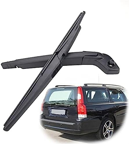 Limpiaparabrisas Trasero de 14 y Juego de Brazo, para Volvo V70 XC70, para Parabrisas Facelifted 2003-2007, limpiaparabrisas de Ventana Trasera