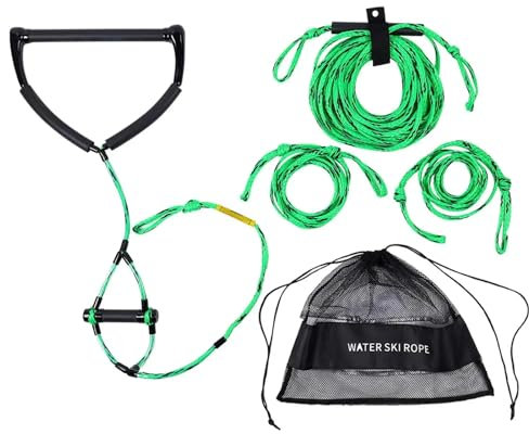 SHBHWS Corde De Ski Nautique Corde de Ski Nautique for Wakeboard 75 Pieds Corde de Wake Surf Polyvalente for remorquage de Ski Nautique pour Les Sports Nautiques