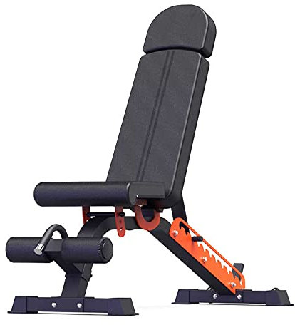 Kommersiell viktbänk, justerbar, multifunktionell, inomhus, träningsbänk, bänkpress, 300 kg, träningsutrustning, hem, gym, lämplig för hela träning