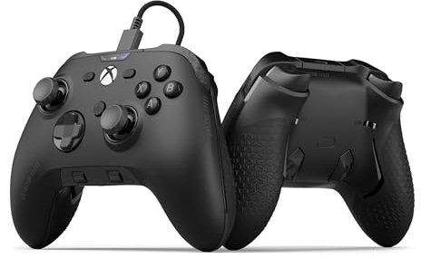 SCUF VALOR PRO Manette Xbox Performance Filaire – Palettes Arrière Personnalisables, Gâchettes Instantanées, Joysticks à Effet Hall, Commandes Audio, Xbox Series X|S, Xbox One, Windows PC – Noir