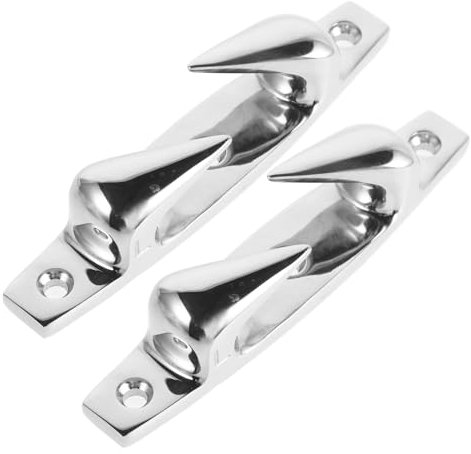 ibasenice Taquets de *2Pcs Accessoires de Bateau Corde de Fixation 316 Conception Solide pour Bateaux et Yachts Installation Facile Utilisation Marine