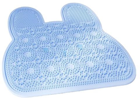 Brosse À Pied Pour Douche,Nettoyeur En Silicone Anti Dérapant Lapin - Tapis Nettoyeur Pour Dos Et Pieds Lapin - Pour Massage Nettoyage Adultes Seniors Famille Sol Appartement Dortoir