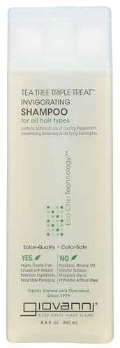 Giovanni Tea Tree Triple Treat Invigorating Shampoo, 250ml