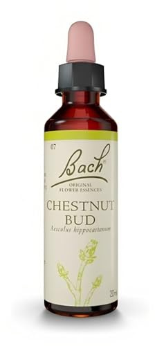Bach - Flor de Bach Chestnut Bud, Complemento Alimenticio, con Extracto de Flores de Brotes de Castaño, Uva de Alc 27% Vol, Ayuda Gestionar las Emociones Relacionadas con la Sabiduría - 20 ml