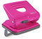Rapesco 1360 Perforatrice a 2 Fori 825 in Metallo, Fora fino a 25 Fogli, Fucsia