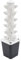 VonVVer Vertikal Hydroponik Turm 30 Pods 26x26x86cm Hydrokultur Anbausystem mit 10L Wassertank Hydroponic Growing System mit Wasserpumpe Aeroponik Anbauset Aeroponics Growing Kit für Gemüse (Grau)