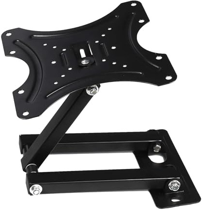 M.J COMFY-LIFE TV Wall Bracket for 10 to 42 TVs, Heavy Duty Adjustable TV Wall Mount with Swivel Tilt Motion Arm, Fits Flat & Curved TVs up to 30kg, Max VESA 75x75mm to 200x200mm