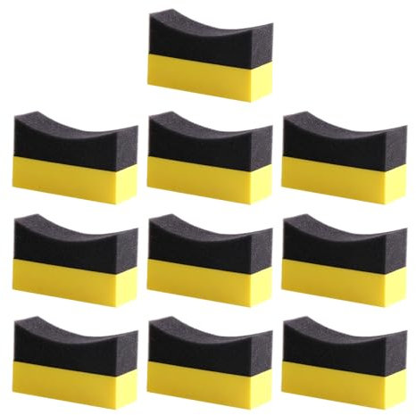 Almohadillas aplicadoras de EVA, esponja de lavado de coche y almohadillas de limpieza para sellador de cera sin esfuerzo, acondicionador, esponja de pulido de ruedas de coche