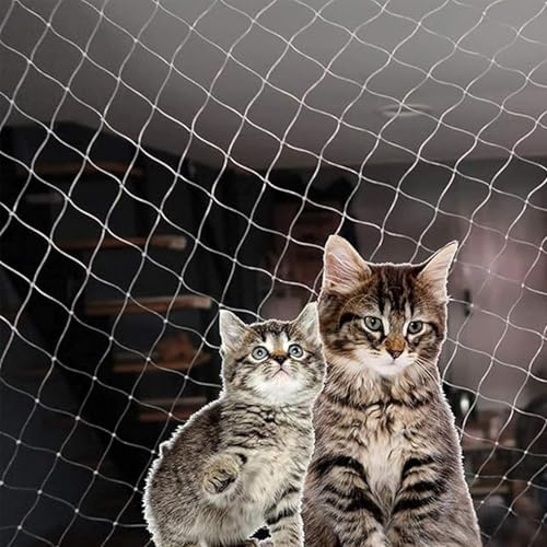 Bqkroa Kattnät för balkong: 10 × 3 m svart kattskyddsnät, kattnät trådförstärkt utan borrning, bit- och slittåligt balkongnät, trådförstärkt kattskyddsnät för fönster terrass dörr