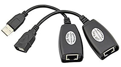 USB Extender Over Ethernet RJ45 Adapter using Cat5 Cat6 RJ45 LAN cable