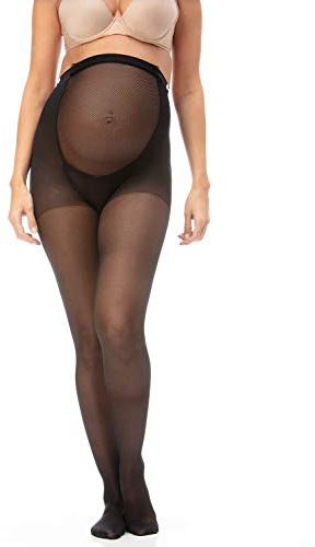 Relaxsan Basic 790 (Nero, 3/L) collant gravidanza compressione graduata 70 Den