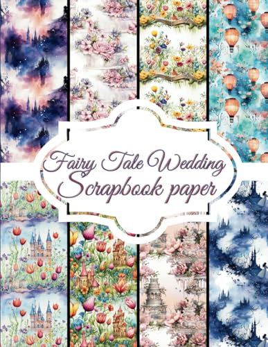 Fairy Tale Scrapbook paper: Scrapbooking Paper size 8.5 x 11| Ethinic Pattern - Colored Paper | Decorative Craft Pages for Gift Wrapping, Journaling ... | Premium Scrapbooking Pages for Crafters