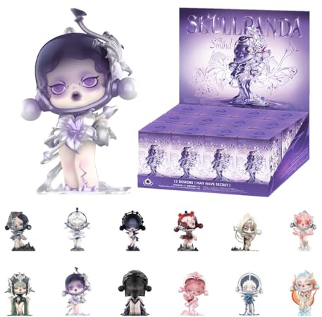POP MART SKULLPANDA The Sound Series Whole Set Articulated Character Premium Design Gifts for Women Fan-Favorite Collectible Art Toy Figure