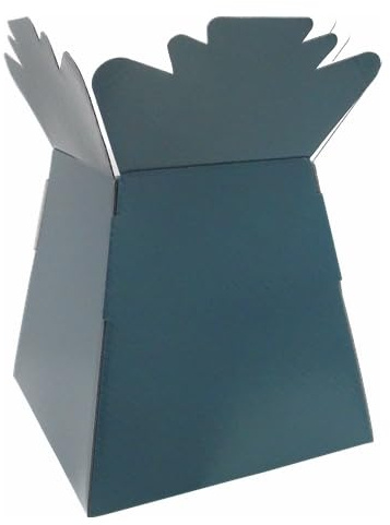 INERRA Florist Boxes - Living Vases for Flower Bouquet Box Making - Pack of 10 (Teal)