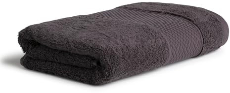 MÖVE Pure Luxury Handtuch 50 x 100 cm aus 100% Ägyptischer Baumwolle, Graphite