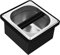 TEMPNAP Caja Comedero Para De Cafe Disco Una Vez Golpear Café Basura Suelo Balde Amoladora Cubo De Aldaba De Cafe Black Acero Inoxidable