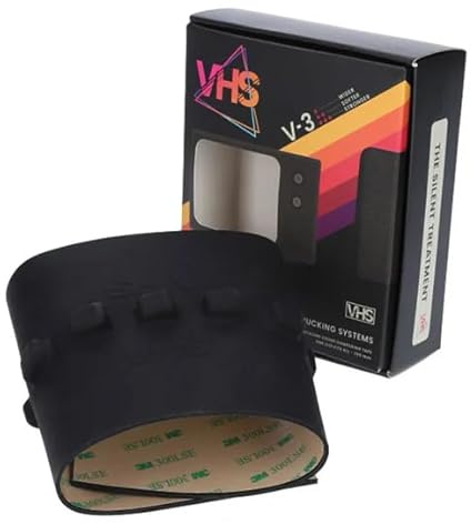VHS 3.0 Slapper Chain Guard Bike Tape Noise Reducer - Eliminate Chain Slap Noise On Your Bike While Protecting Your Frame - Fits All Chainstays - Black