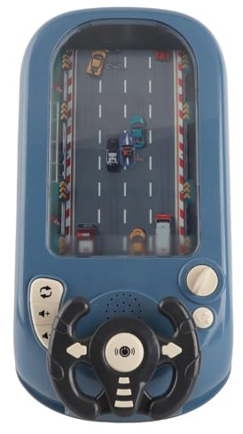 Chiyyak Children Simulation Driving Steering Wheel Toy, Interactive Racing Game for Kids, Traffic Knowledge Learning with Sound Effects, Car Steering Wheel Toy