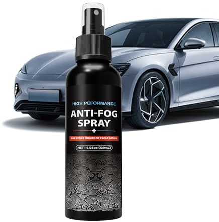 Vhjlfig Spray Anti-Buée Pour Pare-brise | 120ml Spray Nettoyant Pour Intérieur Auto, Dégraissant Film Gras Pare-brise | Pour Lunettes Rétroviseurs Objectifs Photo Remorque Camping-Car