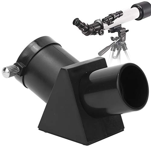 Keenso Prisma de Vidrio óptico, Espejo Diagonal Cenital de 45 Grados para Telescopio Astronómico Refractario, Fácil Desmontaje y Limpieza, 100% Nuevo, Diseño Liviano, Adecuado para Todos los