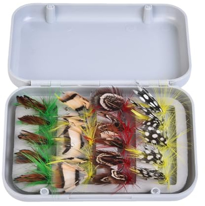 Kit d'appâts de pêche à la mouche | Accessoires pour la pêche en plein air | Appâts à truite réalistes pour pêcheurs, pères, maris, aventures, rivières, lacs, étangs, ruisseaux, réservoirs
