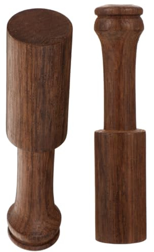 GATHINESS Mazzuolo di Legno per Ciotola Sonora Buddha 2 Pezzi, Bastone Perciotola Tibetana Resistente, Accessorio per Meditazione e Terapia del Suono, Regalo per Praticanti di Yoga