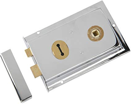Yale Locks P334 Felgenschloss, verchromt, 156 x 104 mm, Sichtverpackung