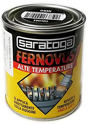 SARATOGA - SMALTO GEL ALTA TEMPERATURA FERNOVUS 250 ml. ALLUMINIO