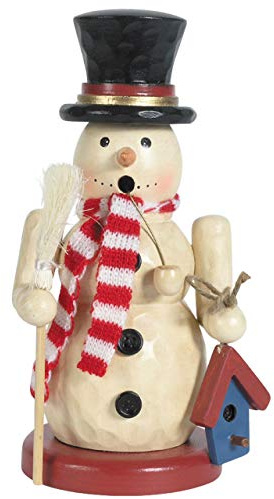 OBC Räuchermännchen Schneemann, H: 20 cm, handbemalt im Kunsthandwerks-Stil