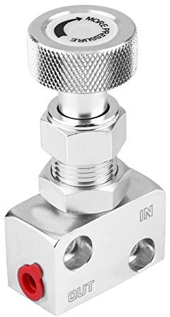 Abgasregelventil, Brems-Proportionalventil Universal-Motorsport-Bremsdruckregler(Silber)