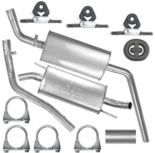 Auspuffanlage Schalldämpferset Auspuff für VW Transporter T4 IV LWB 2.4 D