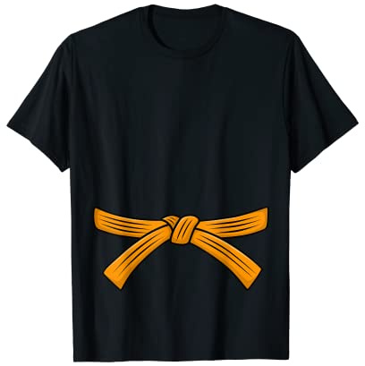 Judo belt orange belt Judo 4th Kyu Obi, Jiu-Jitsu, Aikido T-Shirt